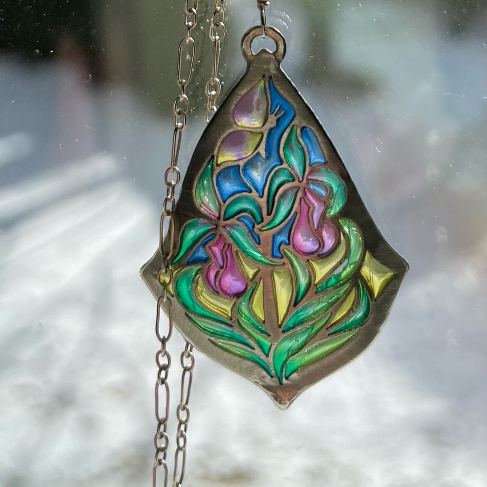 Plique a Jour Necklace